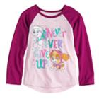 Toddler Girl Jumping Beans&reg; Paw Patrol Skye & Everest Never Ever Give Up Graphic Tee, Size: 5t, Dark Pink
