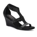 New Yok Transit Natures Way Women's Wedge Sandals, Size: Medium (6.5), Black
