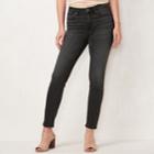 Women's Lc Lauren Conrad Feel Good Midrise Skinny Jeans, Size: 2, Grey