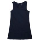 Girls 4-20 French Toast School Uniform Pleated Drop-waist Jumper, Size: 18, Blue (navy)