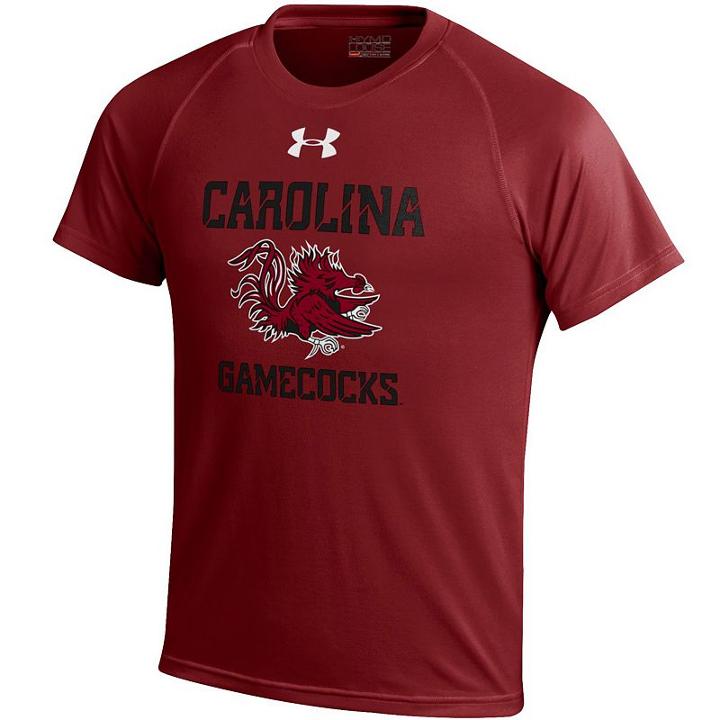 Boys 8-20 Under Armour South Carolina Gamecocks Tech Tee, Size: Xl 18-20, Red