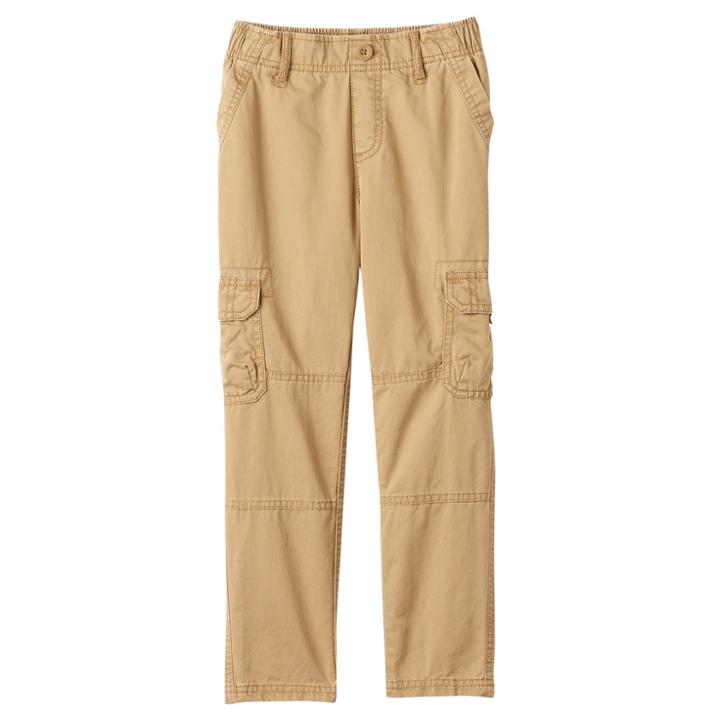 Boys 4-7x Sonoma Goods For Life&trade; Knee Panel Twill Cargo Pants, Size: 5, Med Brown
