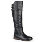 Journee Collection Tori Women's Knee-high Boots, Girl's, Size: 7 M Xwc, Black