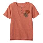 Boys 4-7x Sonoma Goods For Life&trade; Patched High-low Henley Tee, Boy's, Size: 6, Dark Red