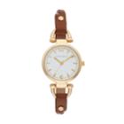 Laura Ashley Women's Twisted Band Watch, Size: Small, Brown
