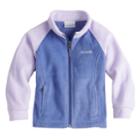 Baby Girl Columbia Three Lakes Fleece Jacket, Size: 3-6 Months, Purple