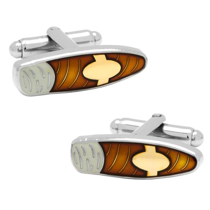 Cigar Cuff Links, Men's, Brown