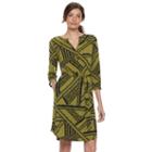 Women's Dana Buchman Shirtdress, Size: Large, Green