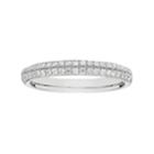 10k Gold 1/3 Carat T.w. Diamond Pave Wedding Ring, Women's, Size: 6.50, White