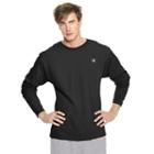 Men's Champion Solid Athletic Tee, Size: Small, Black