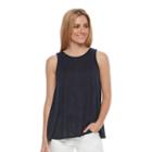 Women's Sonoma Goods For Life&trade; Swing Tank, Size: Xl, Dark Blue