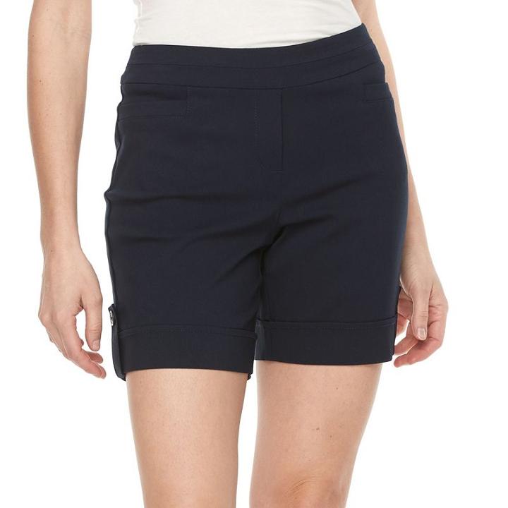 Women's Briggs Millennium Pull-on Shorts, Size: 18, Blue (navy)