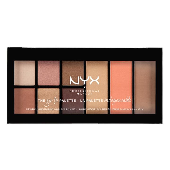 Nyx Professional Makeup The Go-to Palette, Multicolor