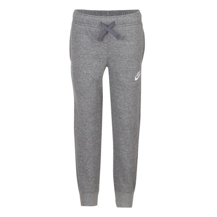 Boys 4-7 Nike Club Fleece Cuffed Jogger Pants, Size: 5, Silver