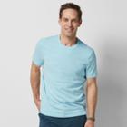 Men's Sonoma Goods For Life&trade; Flexwear Classic-fit Stretch Tee, Size: Medium, Blue (navy)