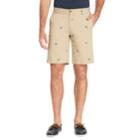 Men's Izod Saltwater Beachtown Classic-fit Printed Stretch Shorts, Size: 36, Med Beige