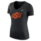Women's Nike Oklahoma State Cowboys Dri-fit Touch Tee, Size: Xl, Black