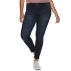 Juniors' Plus Size So&reg; Low-rise Ultimate Jeggings, Teens, Size: 22 W, Blue (navy)