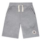 Boys 4-7 Converse French Terry Chuck Taylor Patched Shorts, Size: 5, Grey