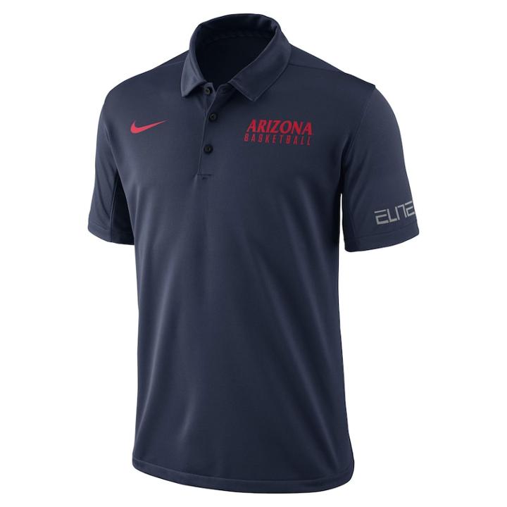 Men's Nike Arizona Wildcats Basketball Polo, Size: Small, Oxford