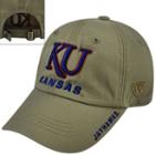 Adult Top Of The World Kansas Jayhawks Undefeated Adjustable Cap, Men's, Med Beige