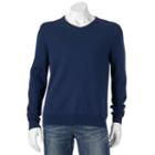 Big & Tall Sonoma Goods For Life&trade; Solid V-neck Sweater, Men's, Size: 4xb, Dark Blue