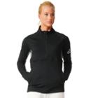 Women's Adidas Quarter Zip Jacket, Size: Xs, Black