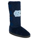 Women's North Carolina Tar Heels Button Boots, Size: Small, Blue (navy)