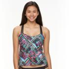 Mix And Match Tribal Macrame Tankini Top, Size: Large, Ovrfl Oth