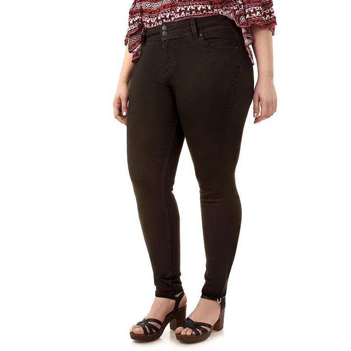 Juniors' Plus Size Wallflower Ultra Skinny Jeans, Girl's, Size: 14 W, Brt Yellow