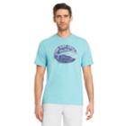 Men's Izod Nautical Graphic Tee, Size: Small, Blue