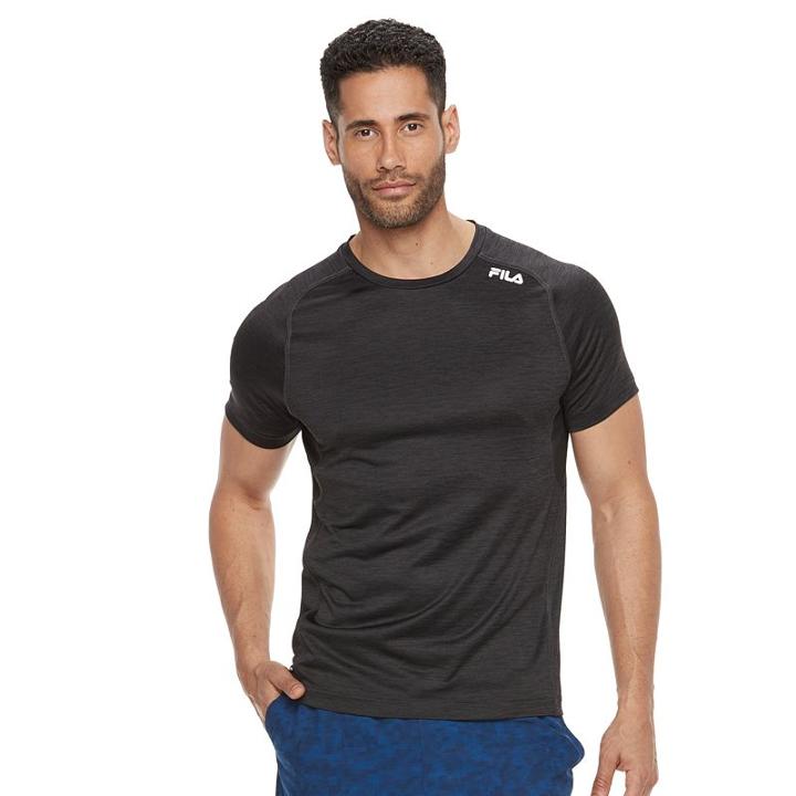 Men's Fila Sport&reg; Tru-dry Stretch Running Shorts, Size: Large, Black
