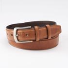 Men's Dockers&reg; Drop-edge Stitched Leather Belt, Size: 36, Brown