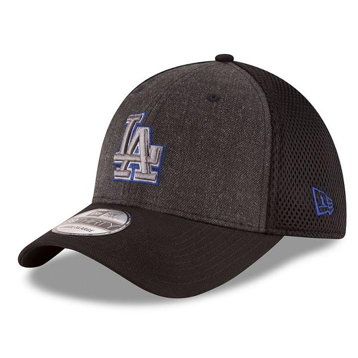 Adult New Era Los Angeles Dodgers 39thirty Heathered Neo Flex-fit Cap, Size: S/m, Oxford