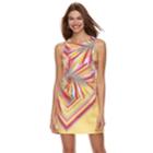 Petite Suite 7 Palm Print Shift Dress, Women's, Size: 10 Petite, Yellow Multi