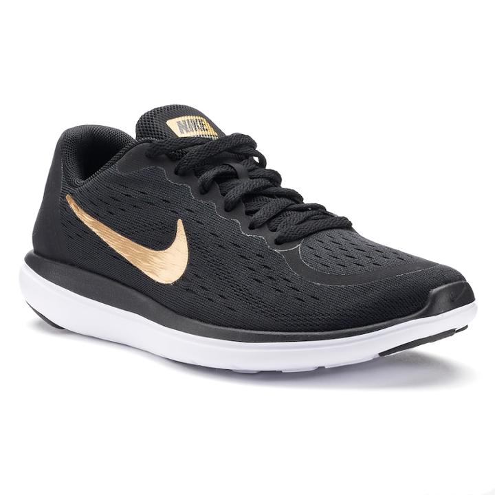 Nike Flex Run 2017 Grade School Boys' Sneakers, Size: 5, Oxford