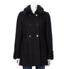 Women's Excelled Wool-blend Walker Coat, Size: Xl, Black