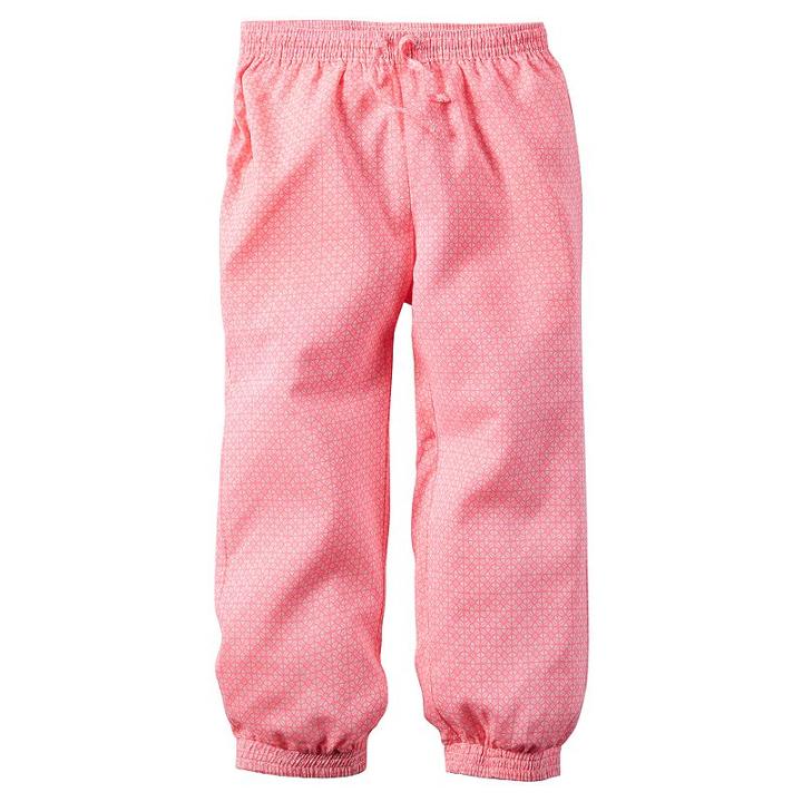 Girls 4-8 Carter's Woven Neon-print Pants, Girl's, Size: 6x, Pink
