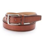 Croft & Barrow Feather Edge Contrast-stitched Belt - Men, Size: 46, Dark Beige