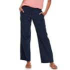 Women's Sonoma Goods For Life&trade; Linen Pants, Size: 8, Dark Blue