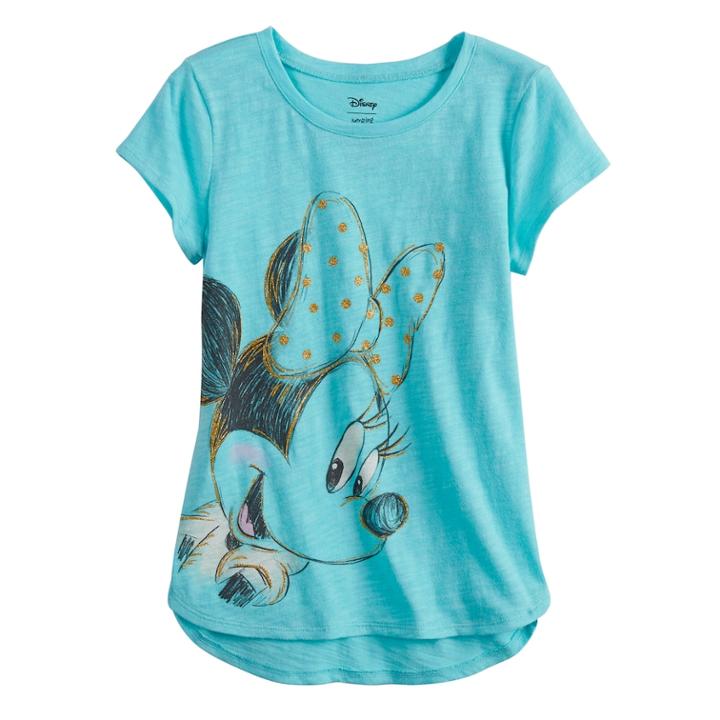Disney's Minnie Mouse Girls 4-12 Short-sleeve Graphic Tee By Jumping Beans&reg;, Size: 8, Med Blue