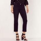 Women's Lc Lauren Conrad Kick Crop Bootcut Jeans, Size: 12, Black