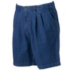 Big & Tall Croft & Barrow&reg; Classic-fit Denim Flex-waist Shorts, Men's, Size: 52, Dark Blue