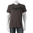 Men's Dc Comics Batman Dripping Arkham Logo Tee, Size: Xl, Grey (charcoal)