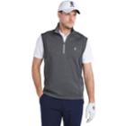 Men's Izod Performance Golf Durable Water-repellent Quarter-zip Pullover Vest, Size: Large, Black