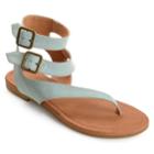 Journee Collection Kyle Women's Sandals, Size: Medium (7.5), Light Blue