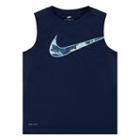 Boys 4-7 Nike Legacy Mesh Muscle Tank Top, Size: 6, Dark Blue