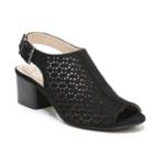 Lifestride Relay 2 Women's Peep-toe Sandals, Size: 5.5 Med, Black