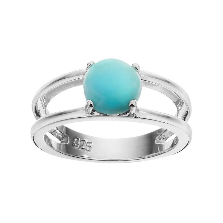 Sterling Silver Larimar Ring, Women's, Size: 7, Blue
