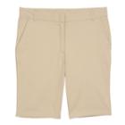 Girls Plus Size Chaps Stretch Bermuda Shorts, Size: 12 1/2, Med Beige